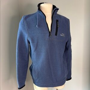 Weird Shark Men’s 1/4 Zip Fleece size Large EUC